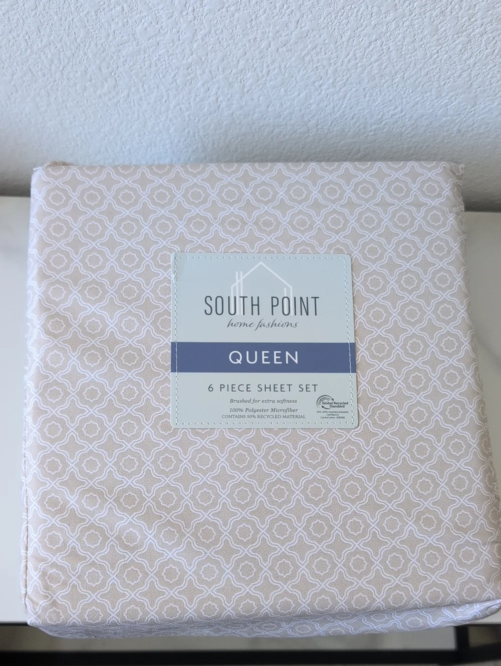 South Point Queen 6-Piece Sheet Set - Frames neutral